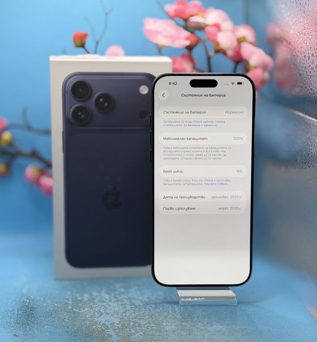 ГАРАНЦИОНЕН!!! APPLE iPHONE 17 Pro Max, 256GB, 5G, Deep Blue