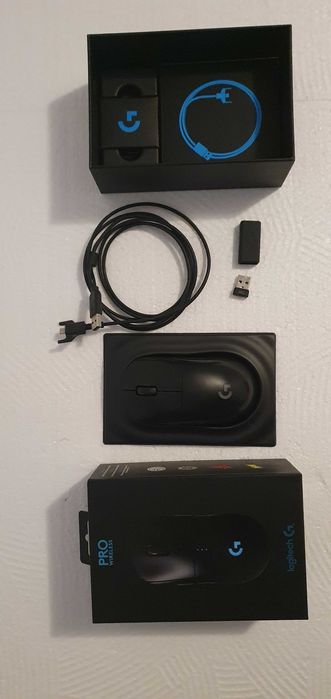 Mouse gaming wireless Logitech G PRO LightSpeed Hero 16K DPI, Negru