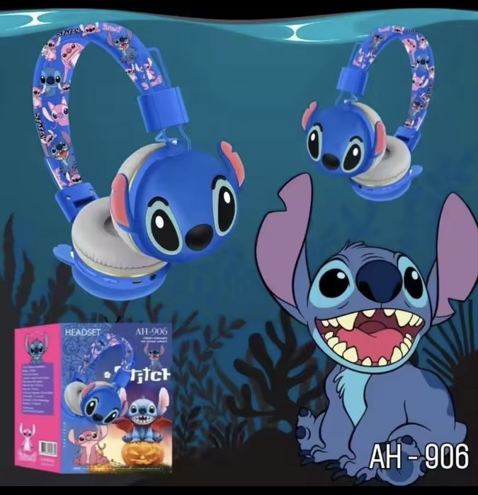Детски безжични слушалки Стич AH -906/Stitch bluetooth headset