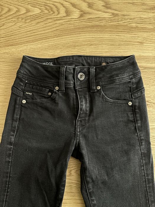Дънки G-Star RAW, mid bootcut, размер 25/28 (EU 34 XS),черни