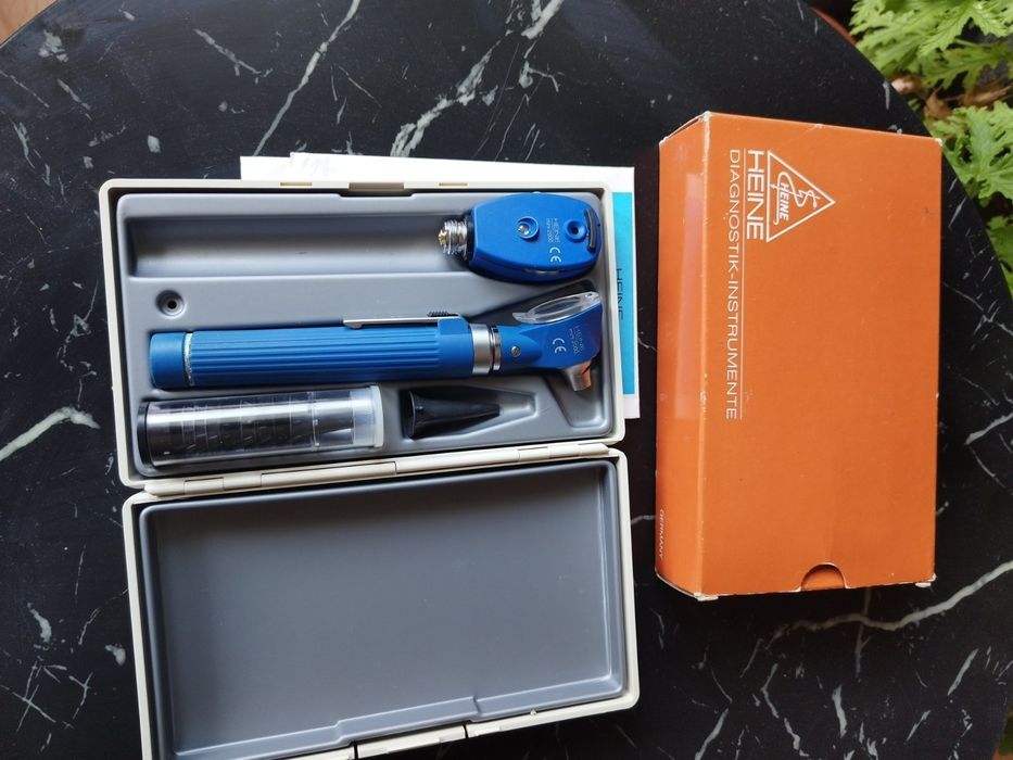 HEINE mini 2000 - Отоскоп/Офталмоскоп, медицински комплект -  Германия