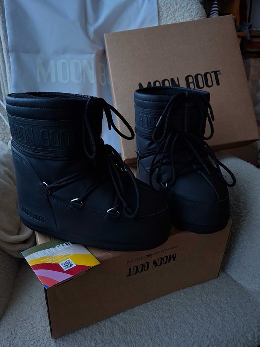 Moon boot black original черни