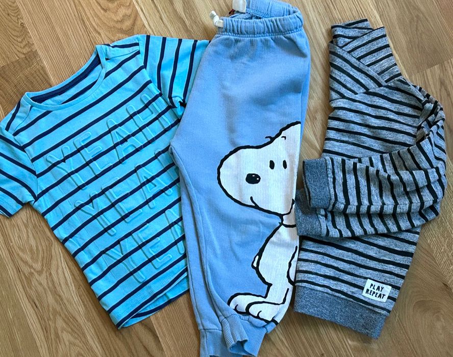 Спортен сет в синьо 4-5години за момче