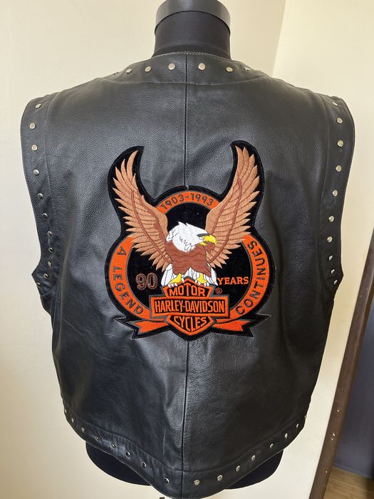 Vesta biker , piele