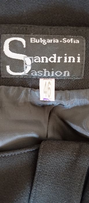 Дамска черна пола от стреч