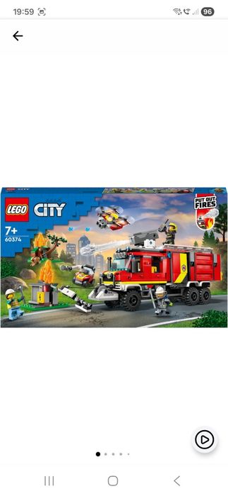 Lego mașina de pompieri