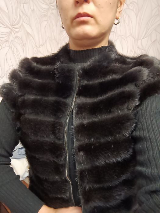 Шуба жилетка Норковая