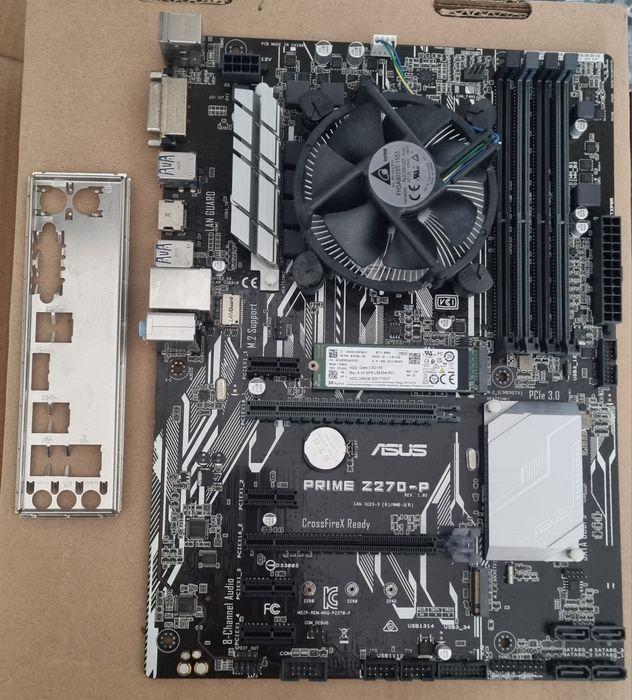 KIT Gaming: Placa de baza Z270 + Intel I7 6700k + 256GB SSD NVME + Cooler