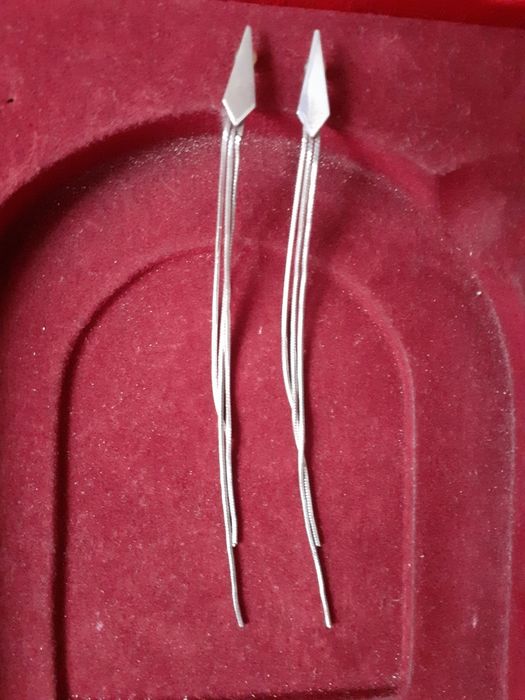 Сребърни обеци 925