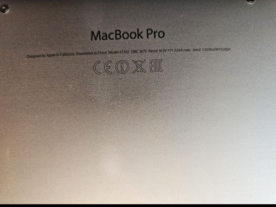 MacBook Pro 13 Retina / 8GB / SSD 128GB /