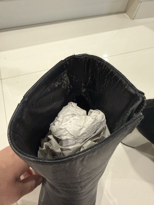 Кожени ботуши Calvin Klein