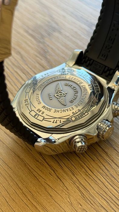 Breitling Super Avenger 48mm Chronograph Full Set + extra Bracelet + Straps