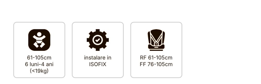Scaun auto Joie I-SPIN 360° E GRAY FLANNEL, 61 - 105 CM, TESTAT ADAC