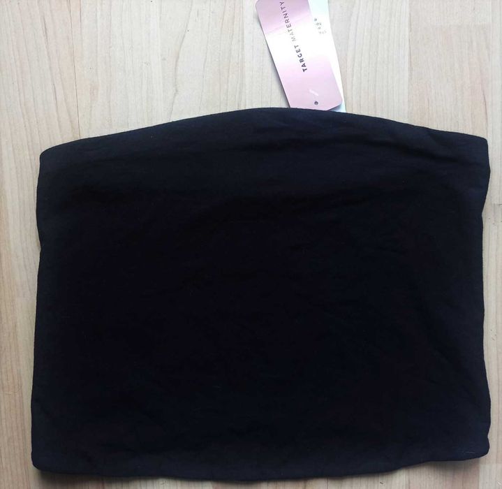 Нов поддържащ колан за бременни черен от био памук размер S