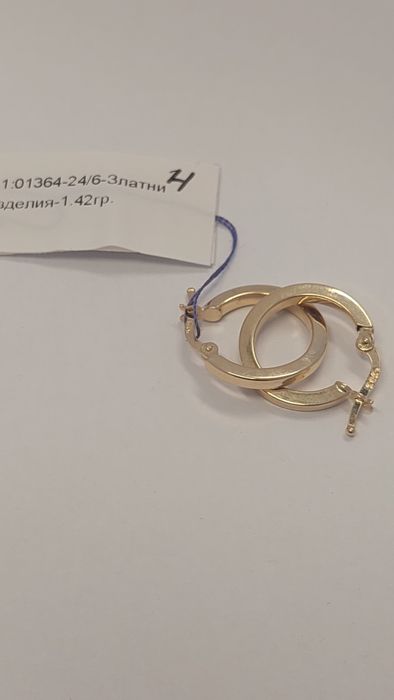 Златни Обеци Ново Злато 1,42 гр. 14 к.