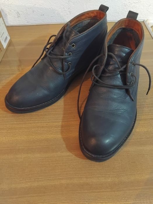 42 номер Мъжки Боти Guess и Daniele Guardo естествена велур и кожа