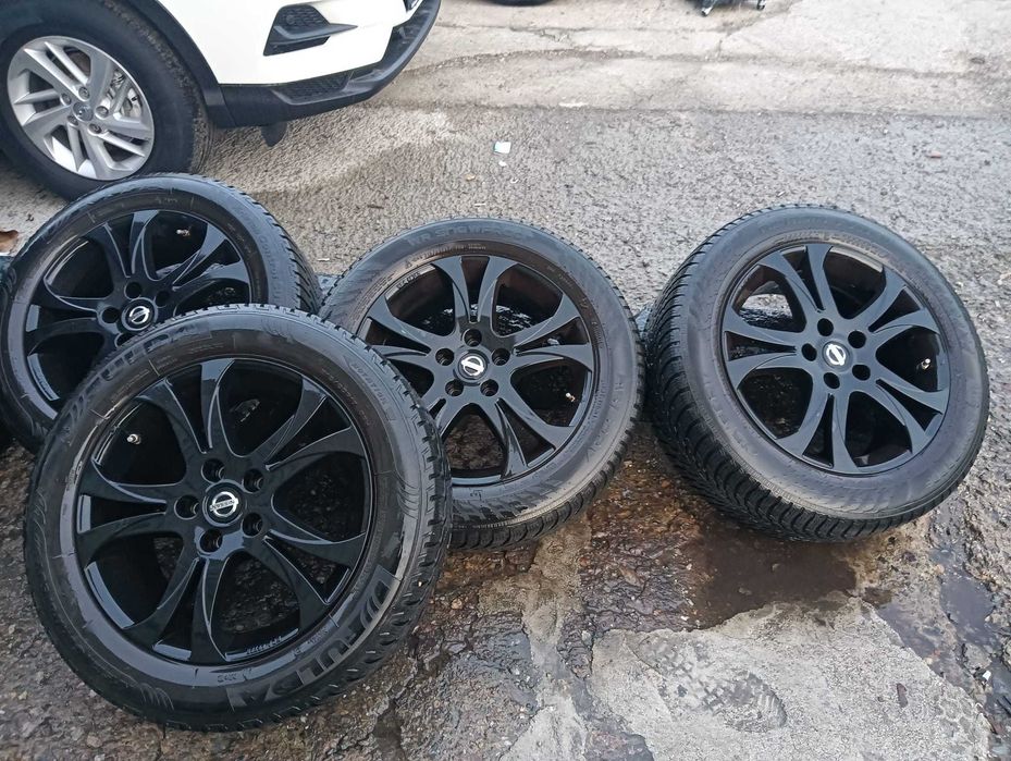 Jante negre originale Nissan Qashqai 215/60R17 5X114,3