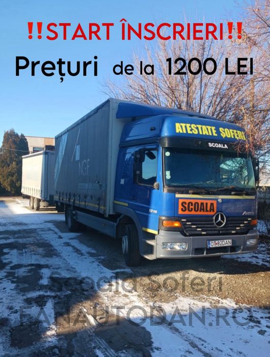 Scoala de Soferi CUTIE AUTOMATA Slatina-Olt. CATEGORII B1,B,BE,C,CE,D