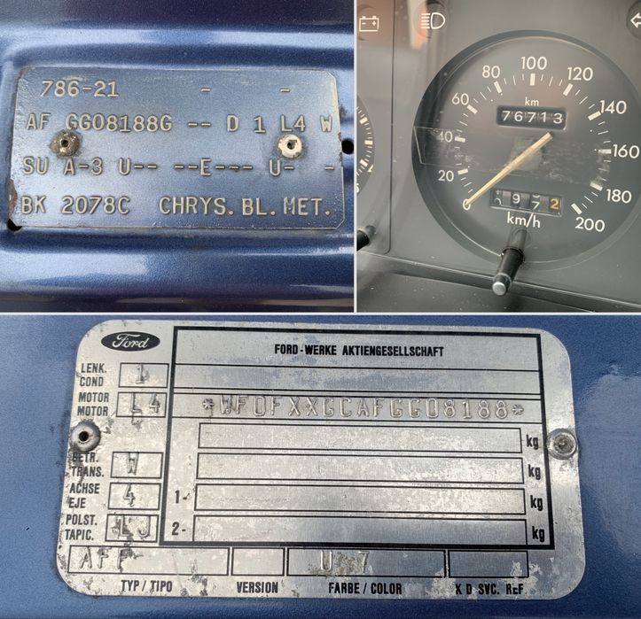 Ретро автомобил Форд Орион РС пакет RS Ford Orion олдтаймер класик XR3