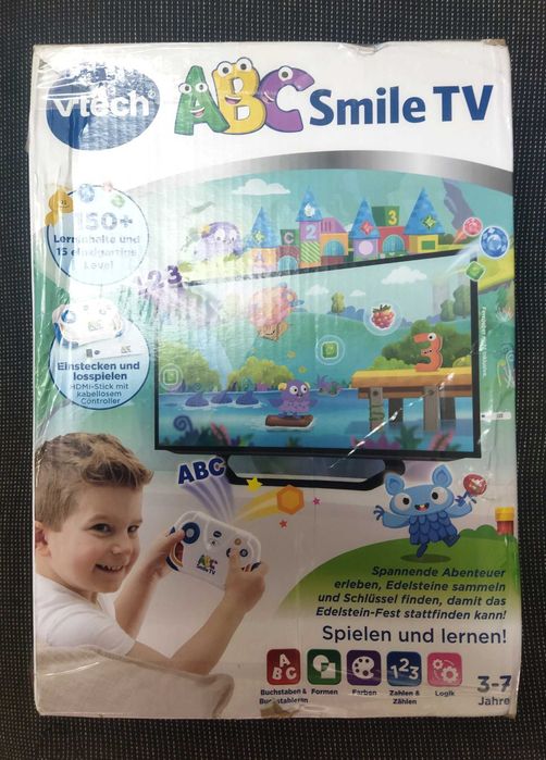 Детска безжична конзола VTech ABC Smile TV, образователен компютър