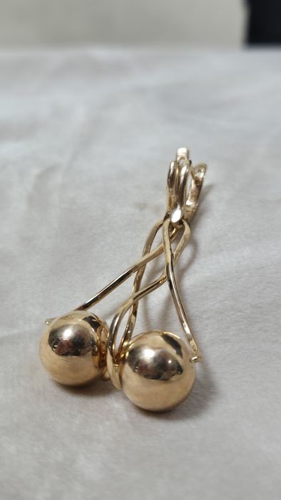 Серьги золотые ЖанТаС ломбард Астана