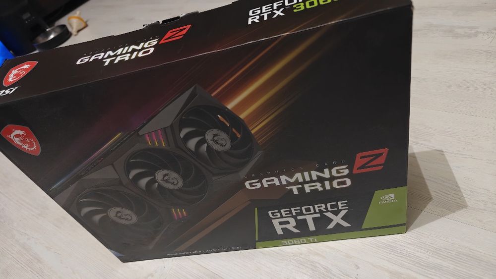 GeForce RTX 3060 TI GAMING TRIO Z 8G LHR 256 bit