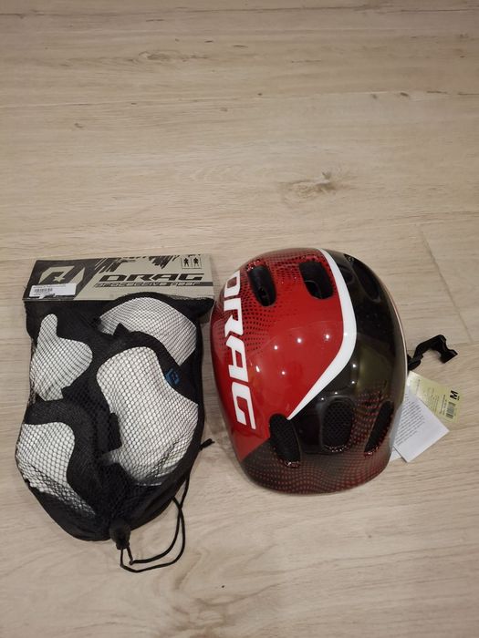 Детска каска и наколенки за колело