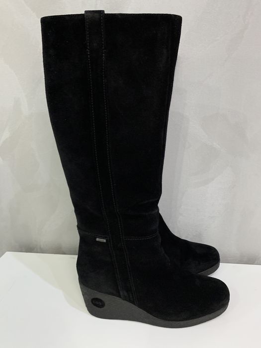 Сапоги hogl зима замша