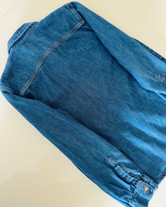 Дънкова детска риза BENETTON / момче / 160 см