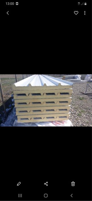 Vand Panouri Sandwich calitatea 1 / capat de linie la 3m