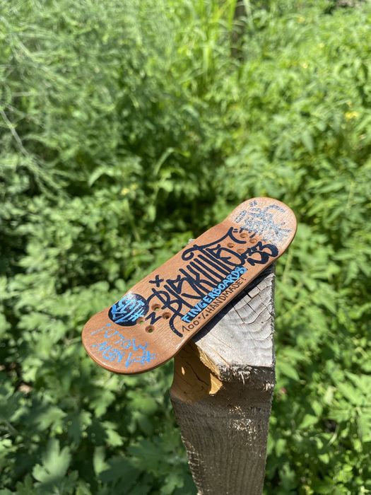 Fingerboard din lemn(albastru)