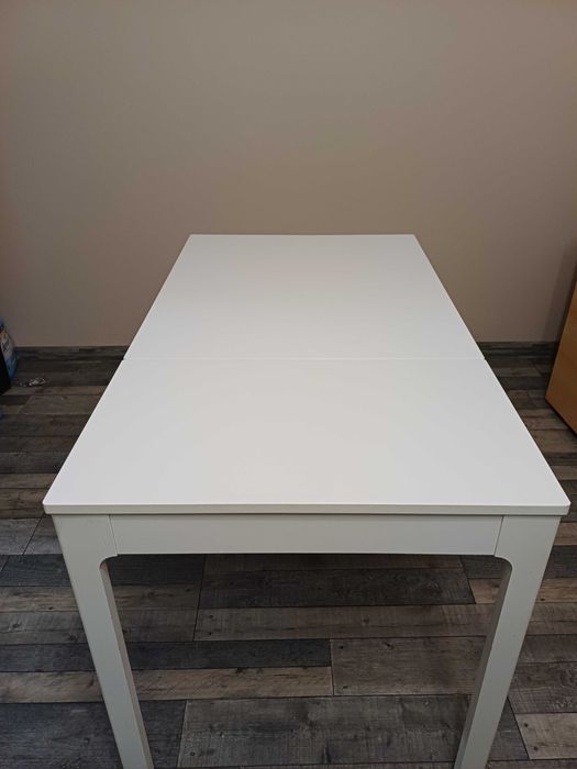 Masă extensibilă lemn Ikea alb
