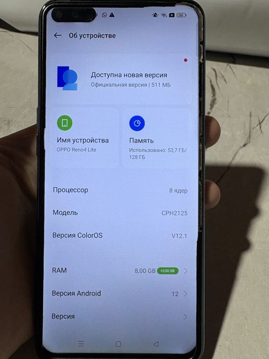 Oppo reno 4lite 128 гб