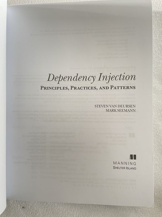 Книга Dependency Injection, Principles, Practices and Patterns