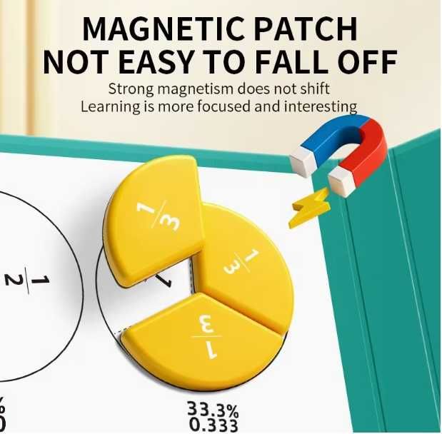 Магнитни игра за лесно и забавно учене на дробните числа