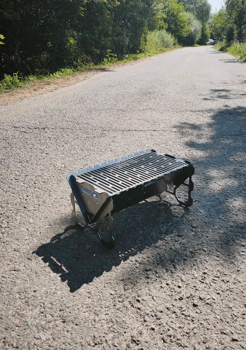 Grătar camping pliabil