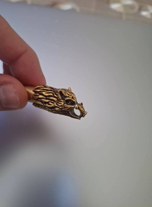 Бронзова свирка с глиганска глава