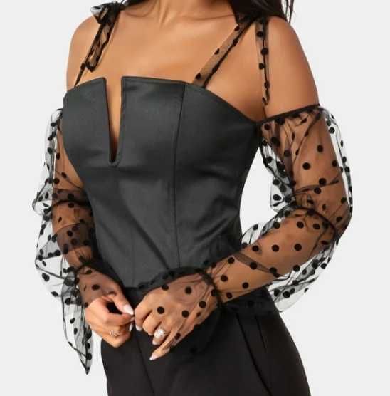 Бюстие, блуза, размер М - марка bebe