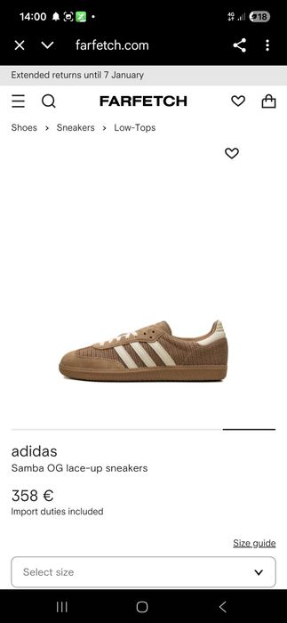 Vand adidas Samba dama