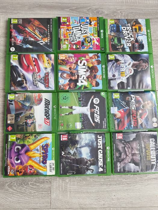 Xbox one 500gb+12 jocuri