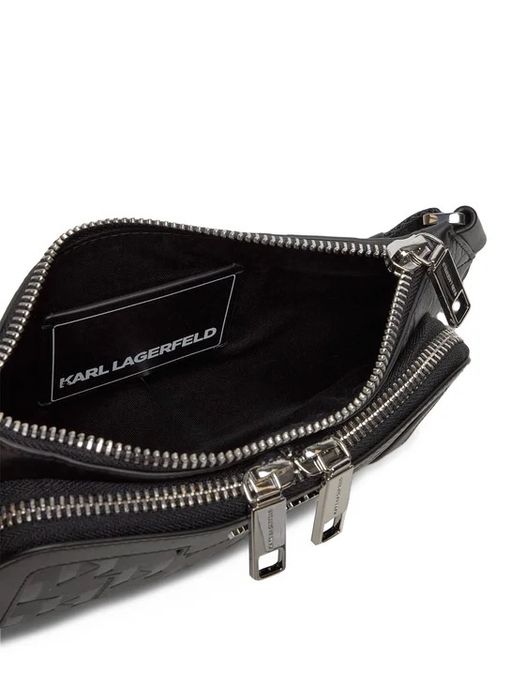 Karl Lagerfeld K/Loom Lea Bumbag | мъжка чанта 100% естествена кожа