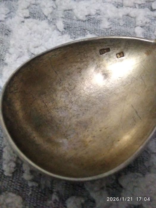 Ложка старинная серебро