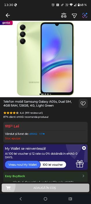 Vand Samsung Galaxy A05s