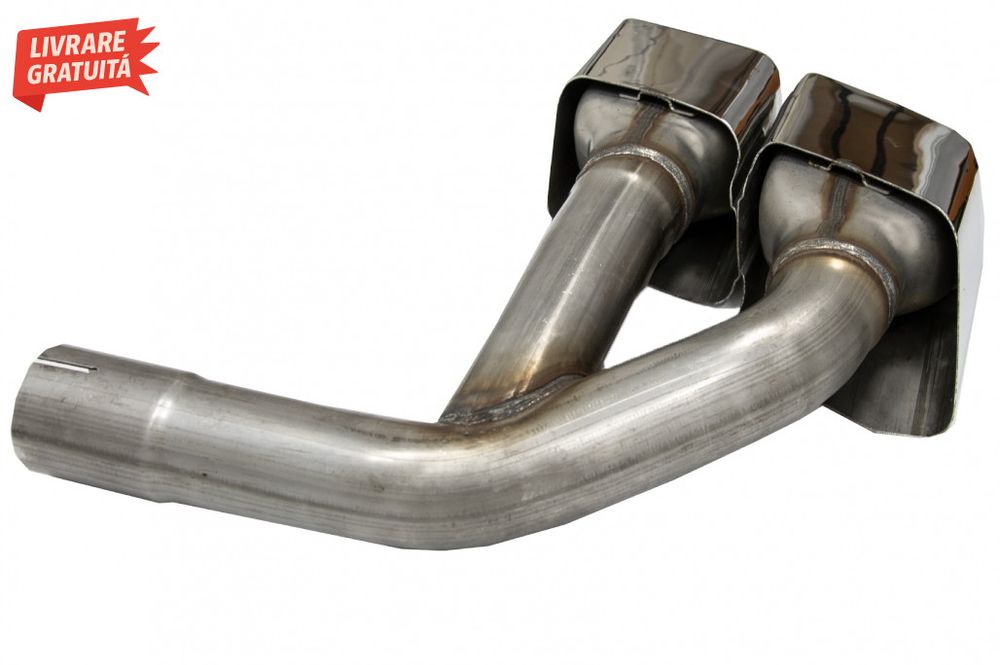 Ornamente toba Audi Q7 4M (2015-2019) SQ7 Design Chrome doar pentru Be