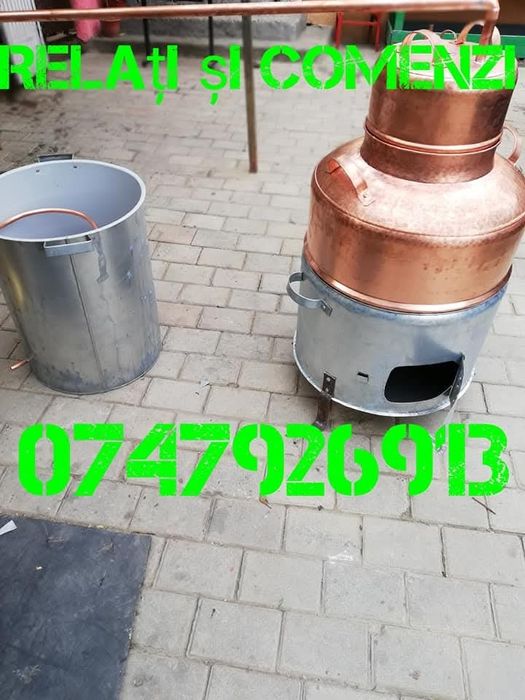 Vand cazane pentru făcut tuica din inox sau din cupru 
Cazane. Este în