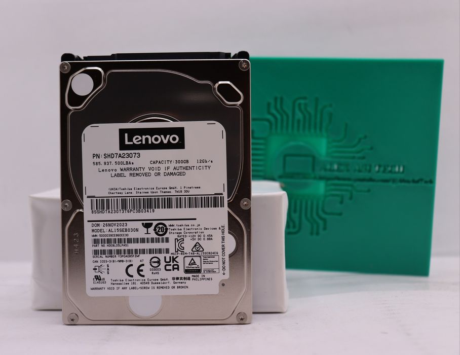 Harddisk Sas 2.5 NOU Sigilat Toshiba/Lenovo AL15SEB030N 300Gb 10k 2023