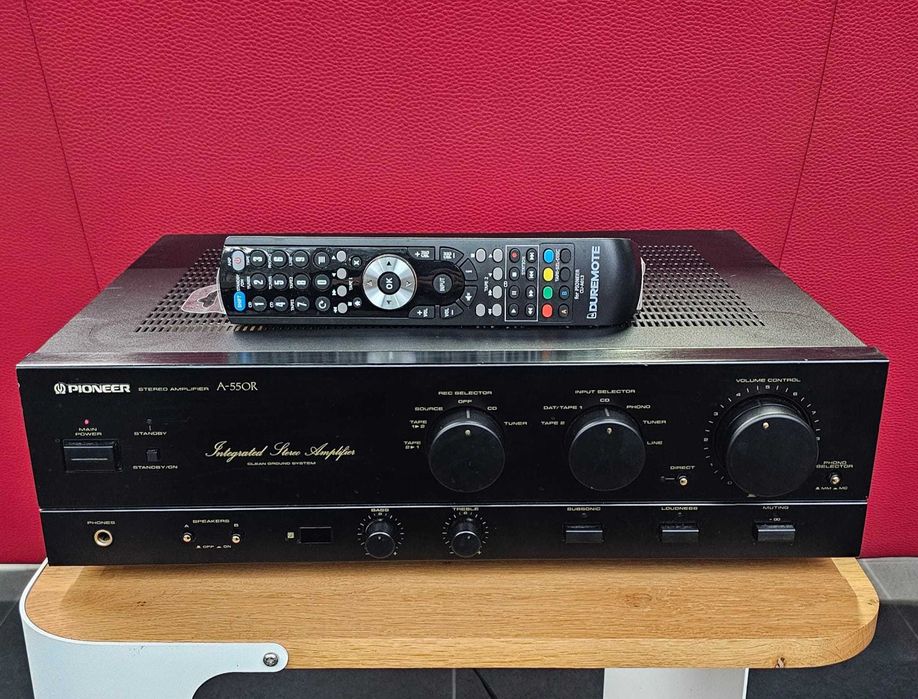 Amplificator PIONEER A-550R, telecomanda, 2 x 80 w