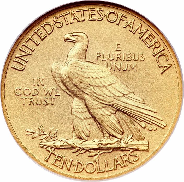 Златна монета 10 Американски долара Indian Head