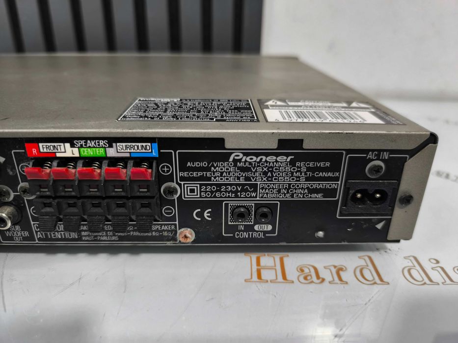 Receiver Pioneer VSX-C550 multi-canal Dolby DTS, 5.1, optical