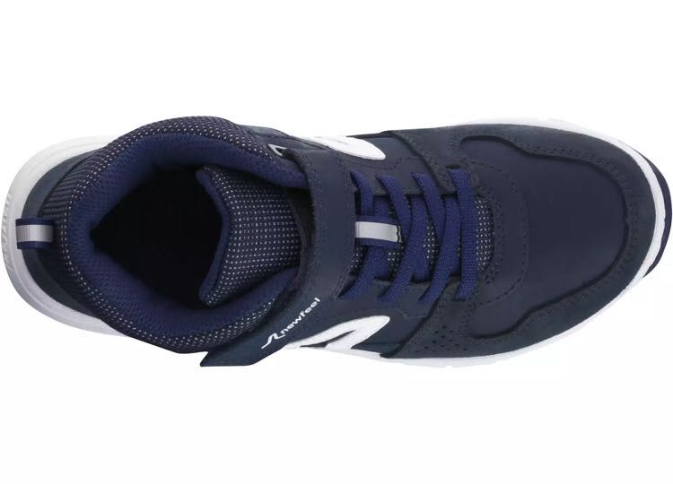 Детски обувки PROTECT 560, КОЖЕНИ, тъмносиньо/бяло NEWFEEL